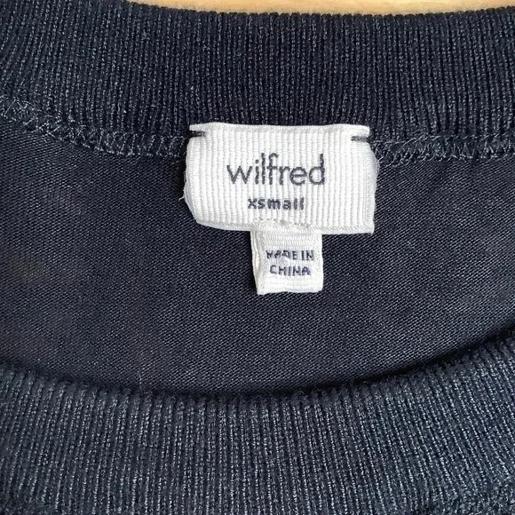 WILFRED Black Floral Lace Cocktail Dress Size XS - Picture 11 of 13